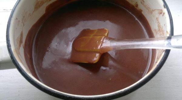 Шоколадные блинчики с шоколадным соусом