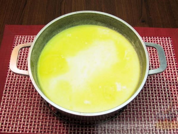 Молочный суп с рисом